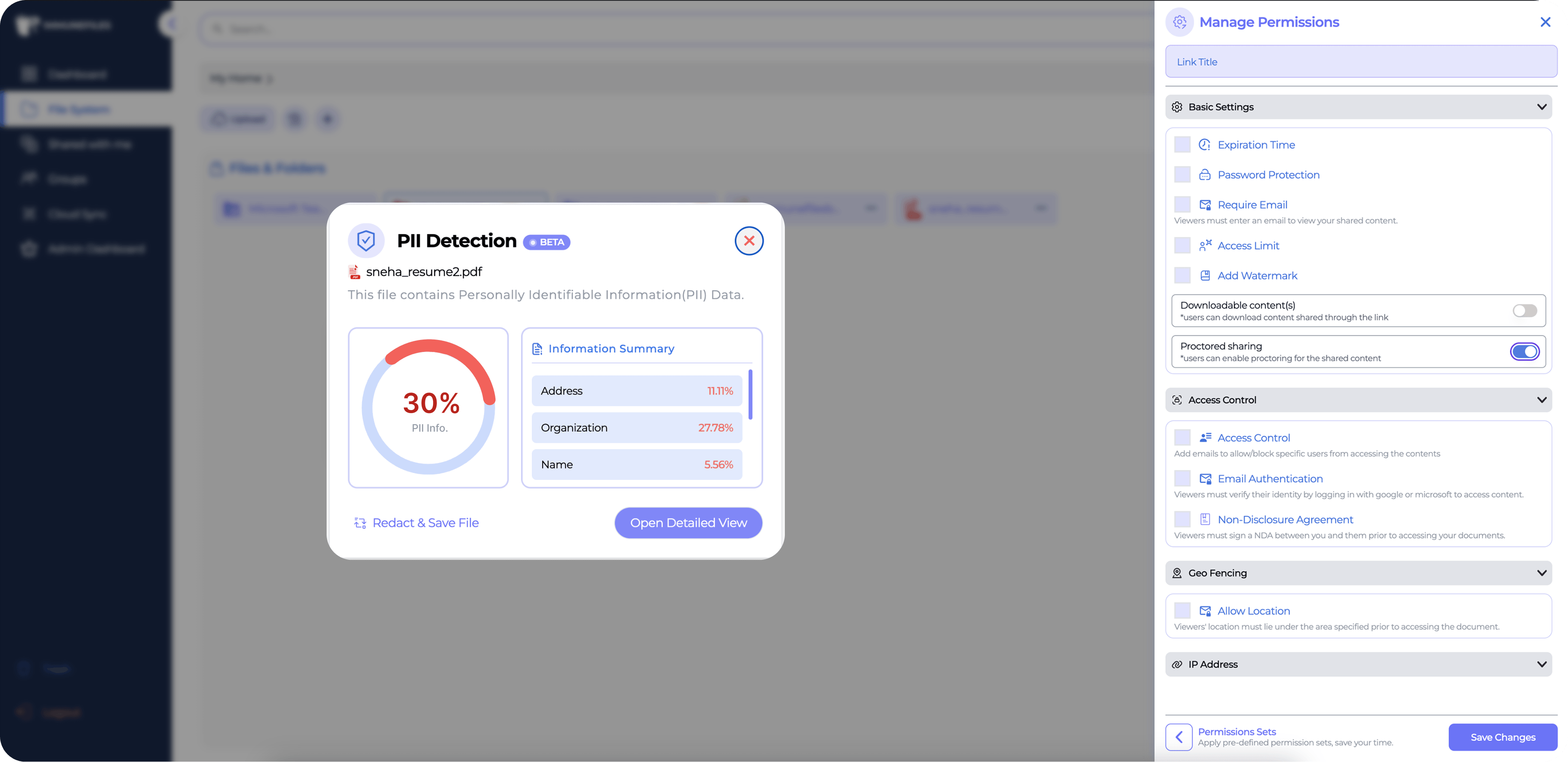 PII Compliance Platform